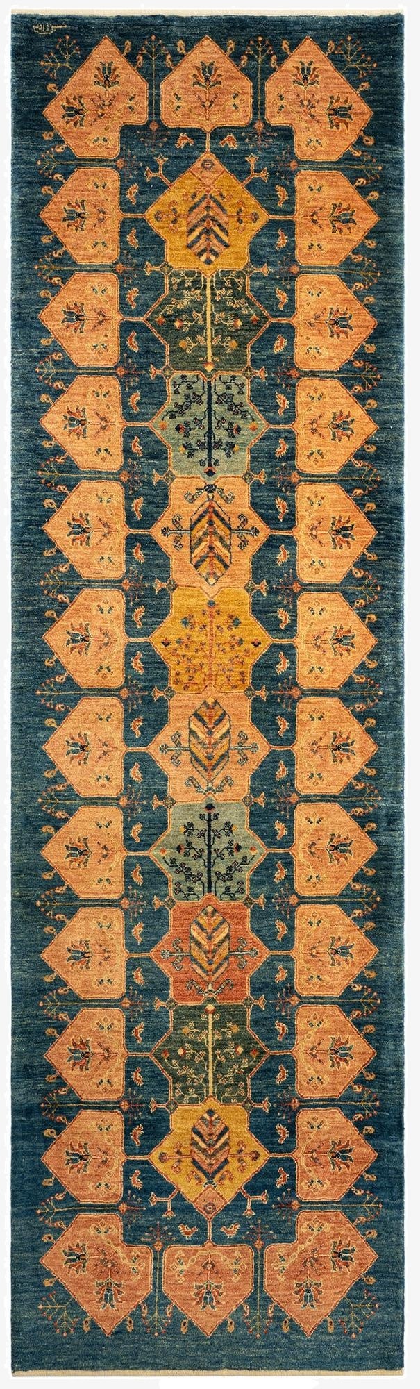 3' 2 x 10' 4 Luribaft Wool Runner Rug