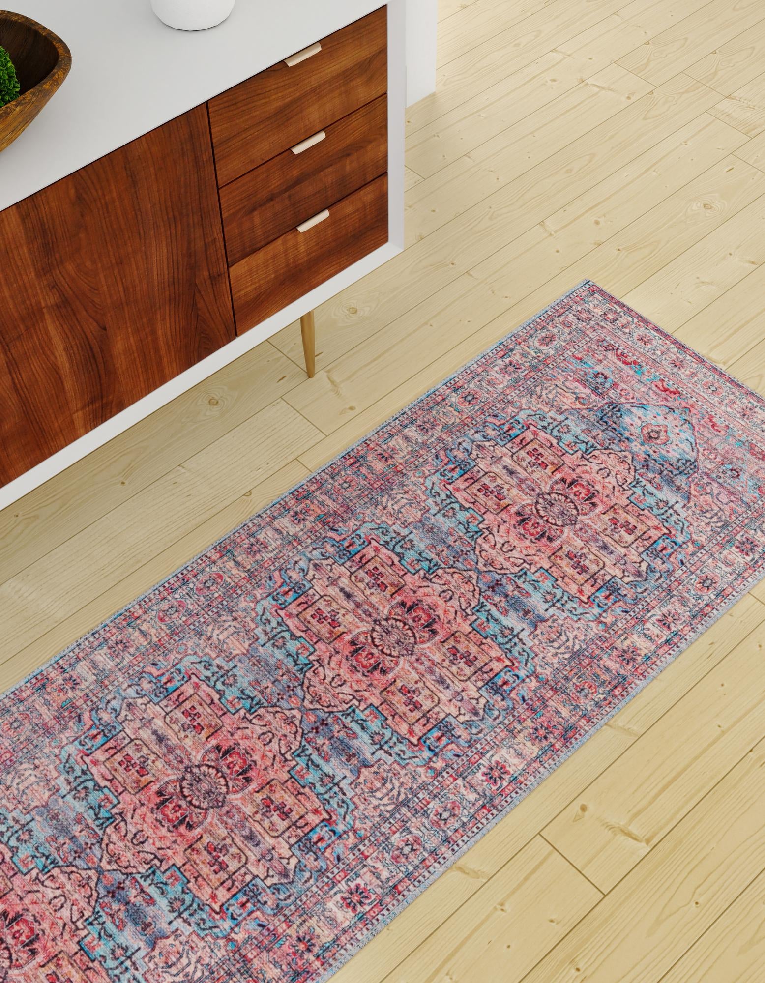 2' x 6' Washable Maahru Runner Rug