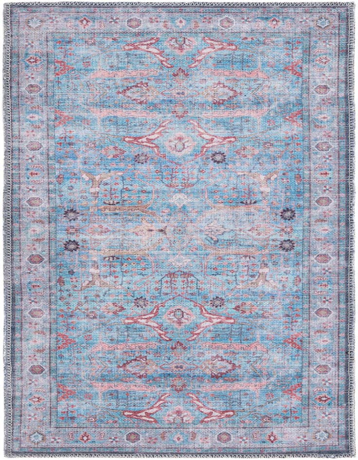 Detail image of 2' x 4' Washable Maahru Runner Rug