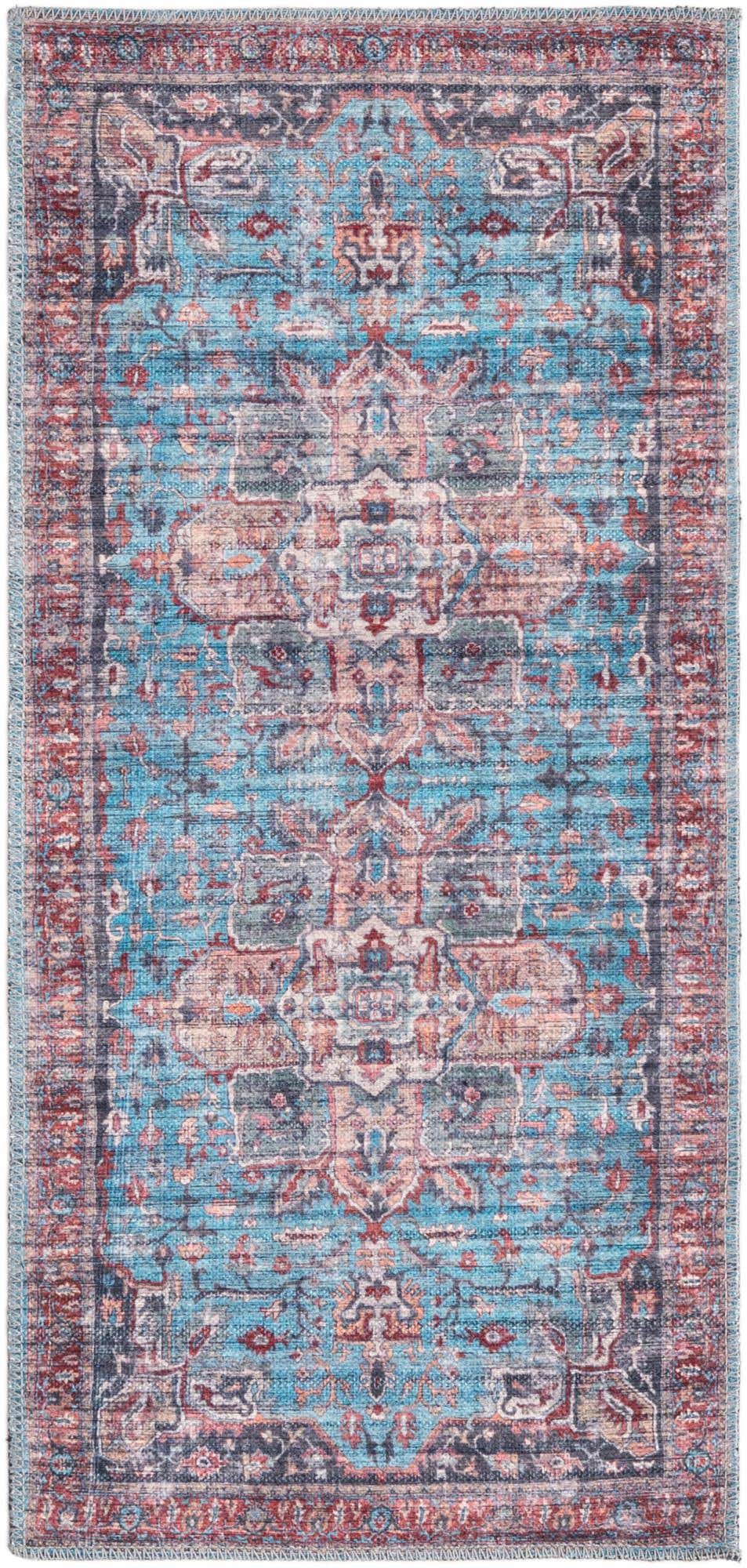 2' x 4' Washable Maahru Runner Rug