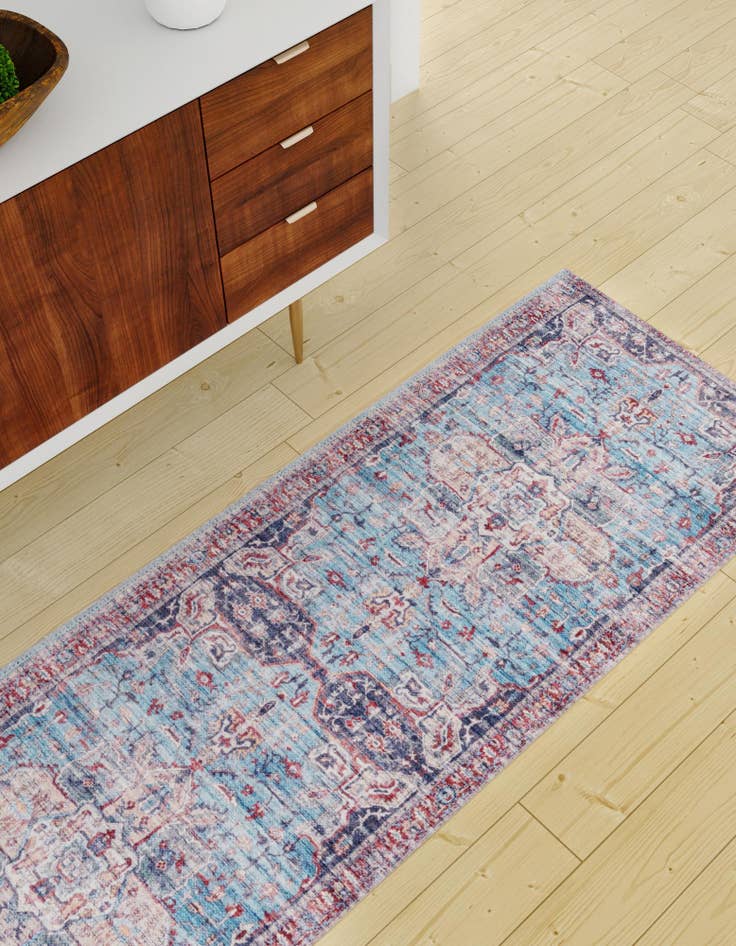 Detail image of 2' x 4' Washable Maahru Runner Rug