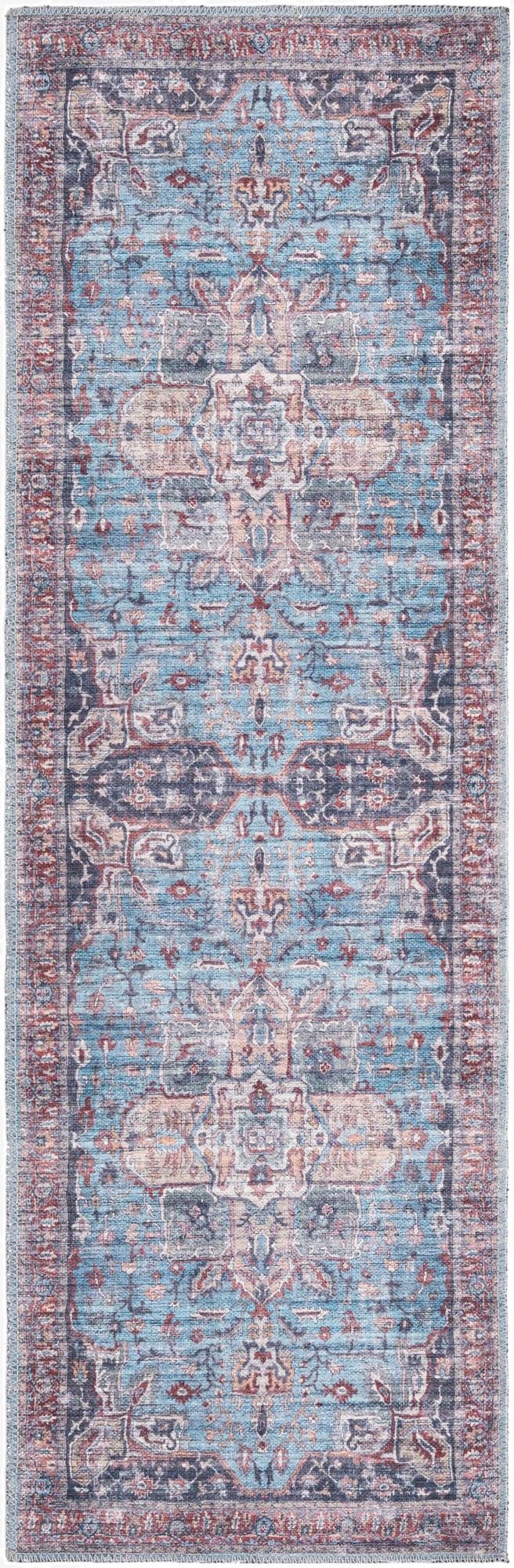 Primary image  2' x 6'  Washable Maahru Runner Rug