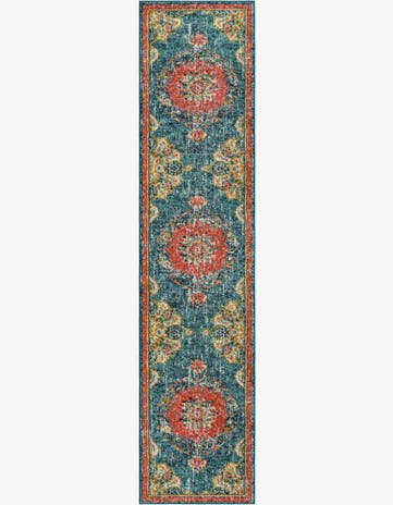Blue Madeline Runner Rug
