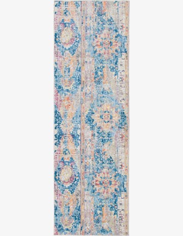 Blue Madrid Runner Rug