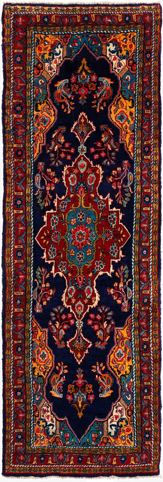 3' 7 x 10' 8 Mahal Wool Runner Rug