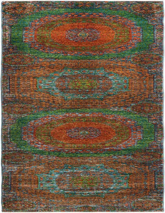Detail image of 2' 7 x 9' 10 Mamluk Wool Runner Rug