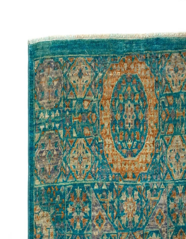 Detail image of 2' 7 x 9' 9 Mamluk Wool Runner Rug