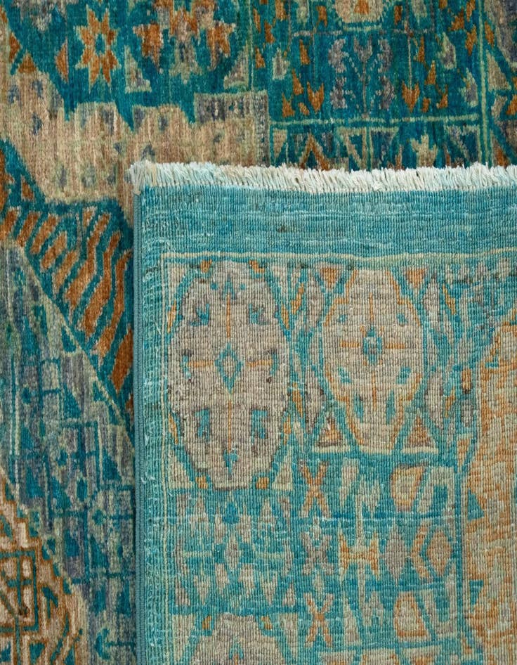 Detail image of 2' 7 x 9' 9 Mamluk Wool Runner Rug