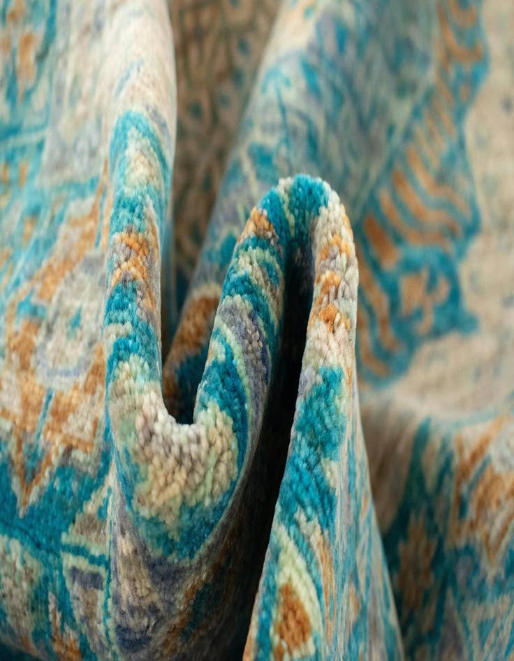 Detail image of 2' 7 x 9' 9 Mamluk Wool Runner Rug