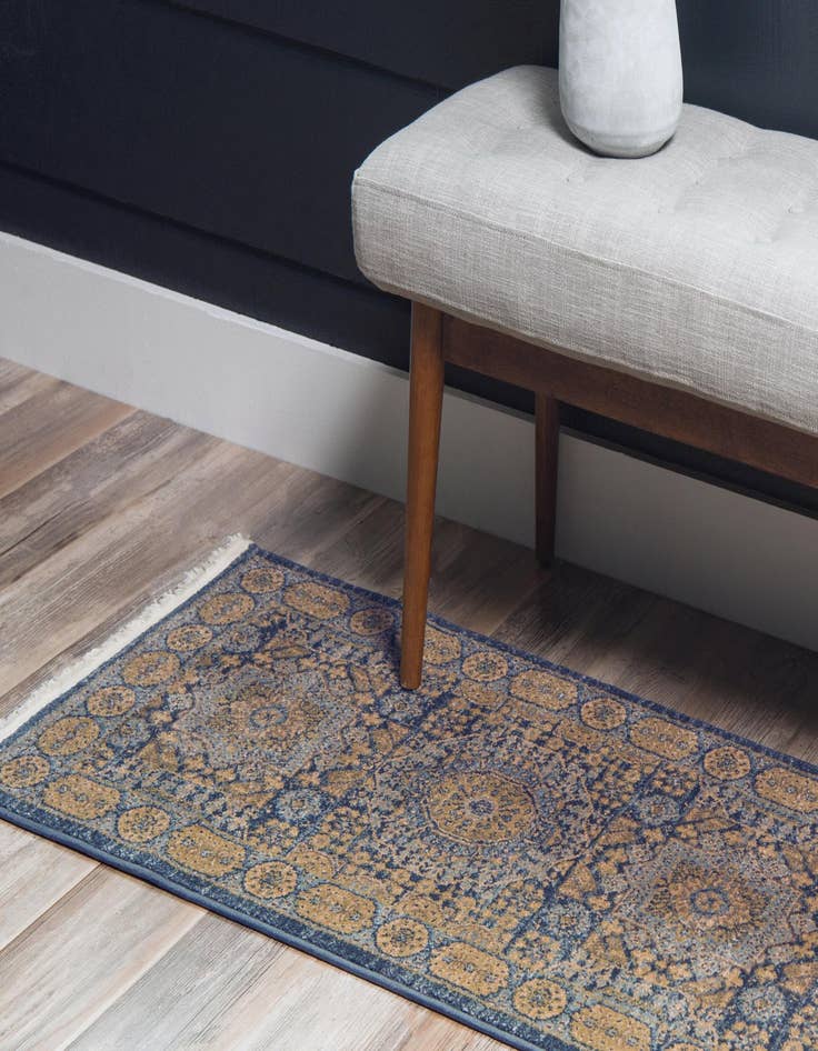 Detail image of 2' 7 x 10' Mamluk Runner Rug