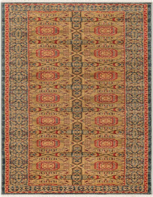 Detail image of 2' 7 x 10' Mamluk Runner Rug