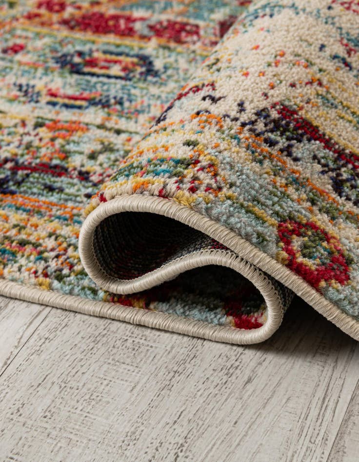 Detail image of 2' 2 x 6' 9 Washable Mesa Runner Rug