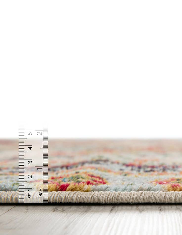 Detail image of 2' 2 x 6' 9 Washable Mesa Runner Rug