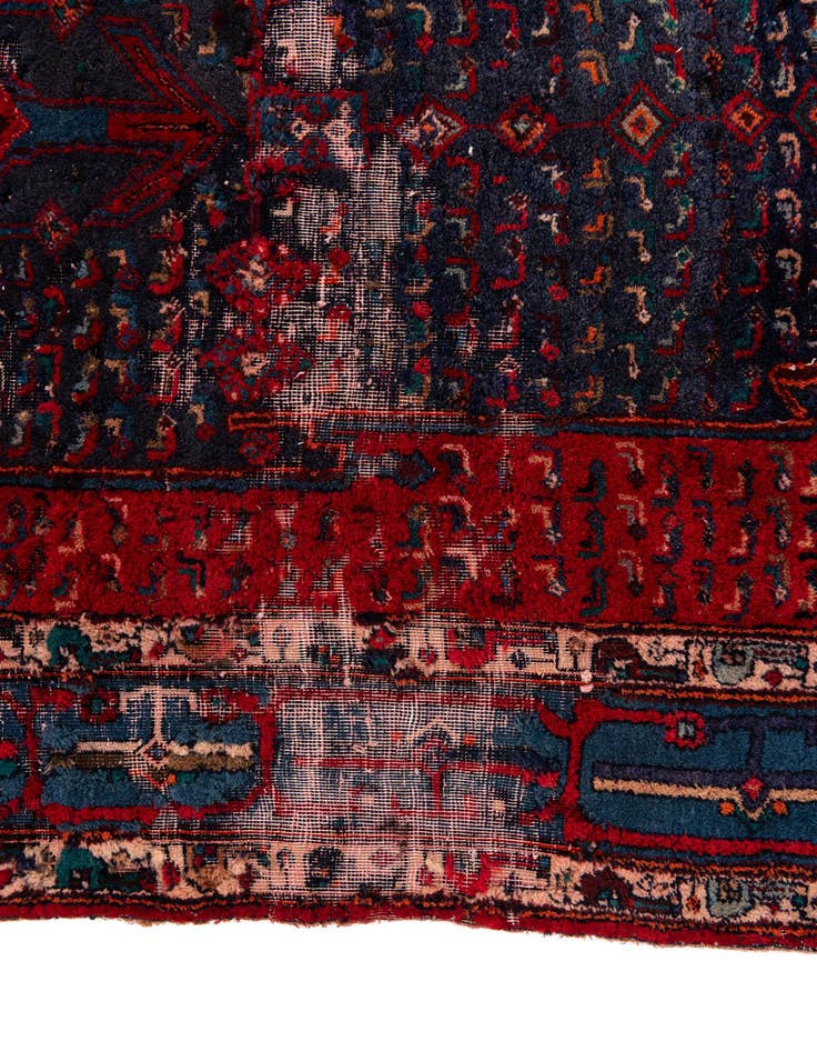 Detail image of 4' 10 x 10' 8  Hand Knotted Meshkin Persian Wool Runner Rug