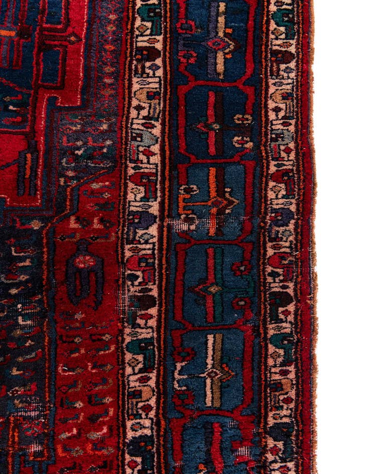 Detail image of 4' 10 x 10' 8  Hand Knotted Meshkin Persian Wool Runner Rug