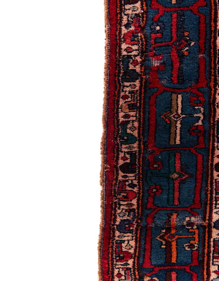 Detail image of 4' 10 x 10' 8  Hand Knotted Meshkin Persian Wool Runner Rug