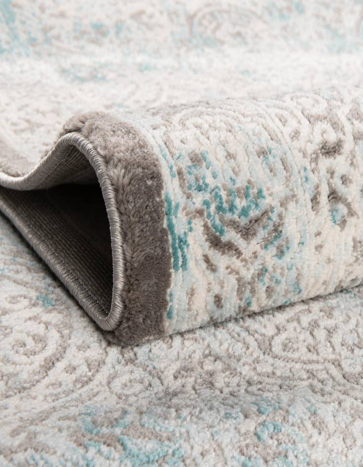 Detail image of 2' 2 x 14' Modern Classical Runner Rug