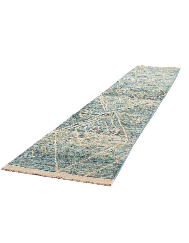 2' 10 x 16' 4 Hand Knotted Moroccan Wool Runner Rug