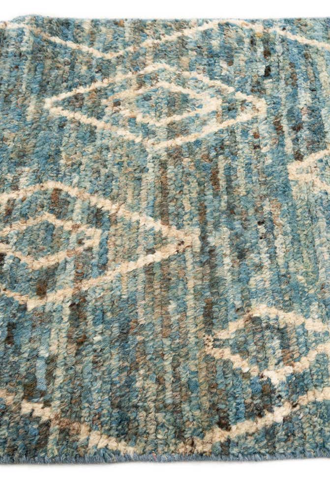 2' 10 x 16' 4 Hand Knotted Moroccan Wool Runner Rug