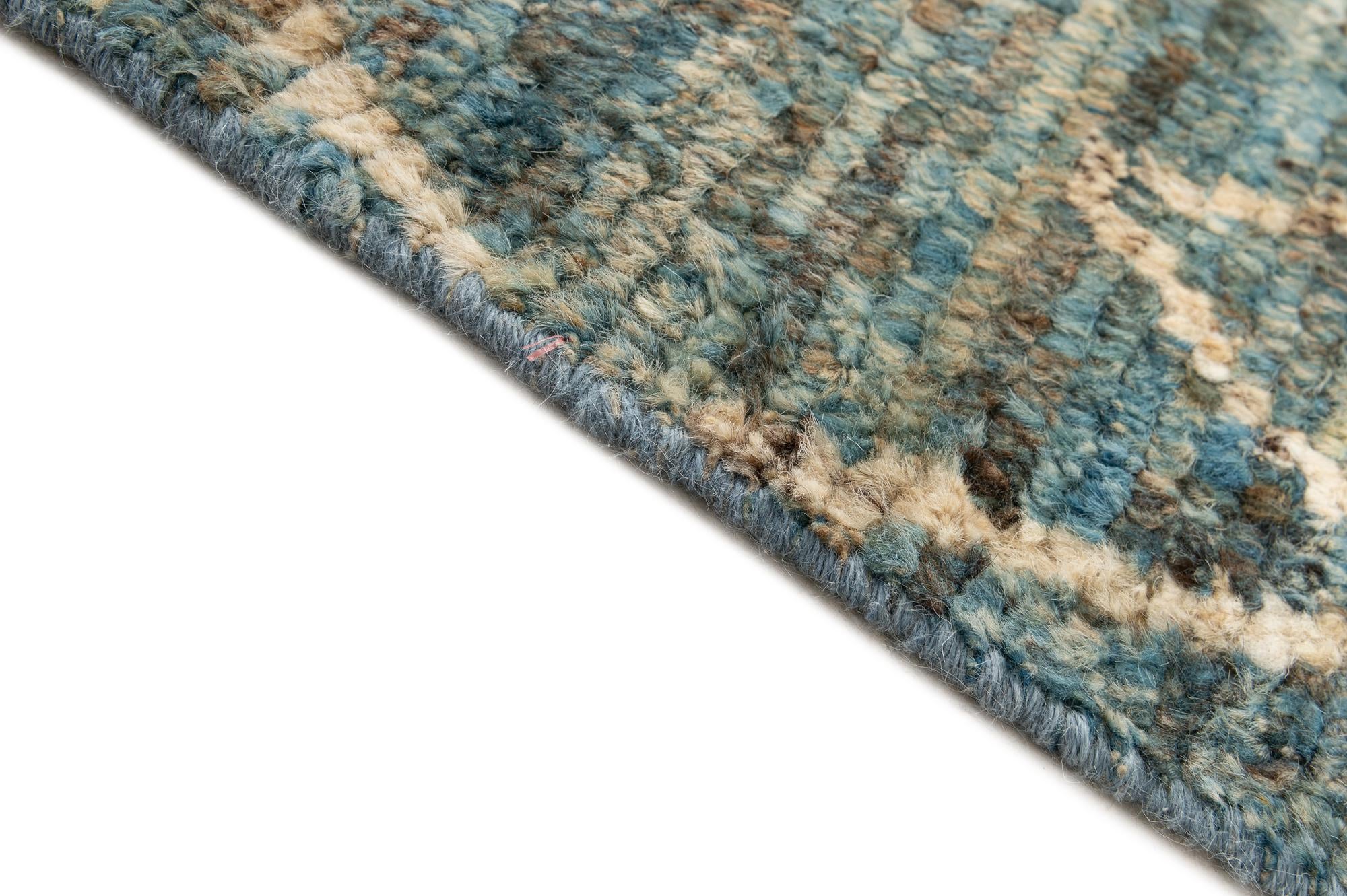 2' 10 x 16' 4 Hand Knotted Moroccan Wool Runner Rug