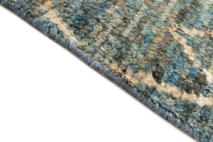 Detail image of 2' 10 x 16' 4 Hand Knotted Moroccan Wool Runner Rug