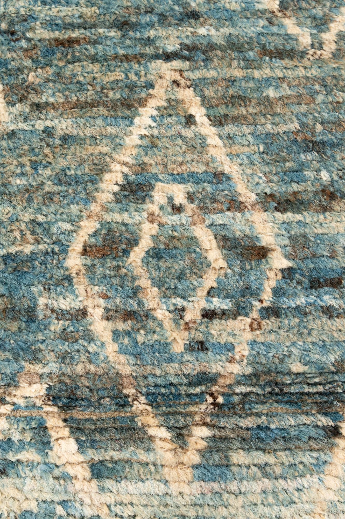 2' 10 x 16' 4 Hand Knotted Moroccan Wool Runner Rug