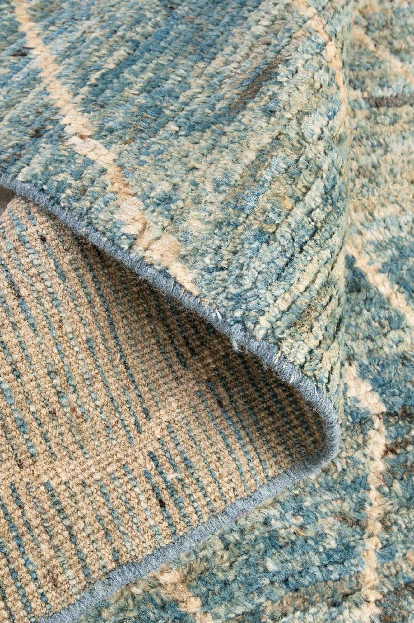 2' 10 x 16' 4 Hand Knotted Moroccan Wool Runner Rug