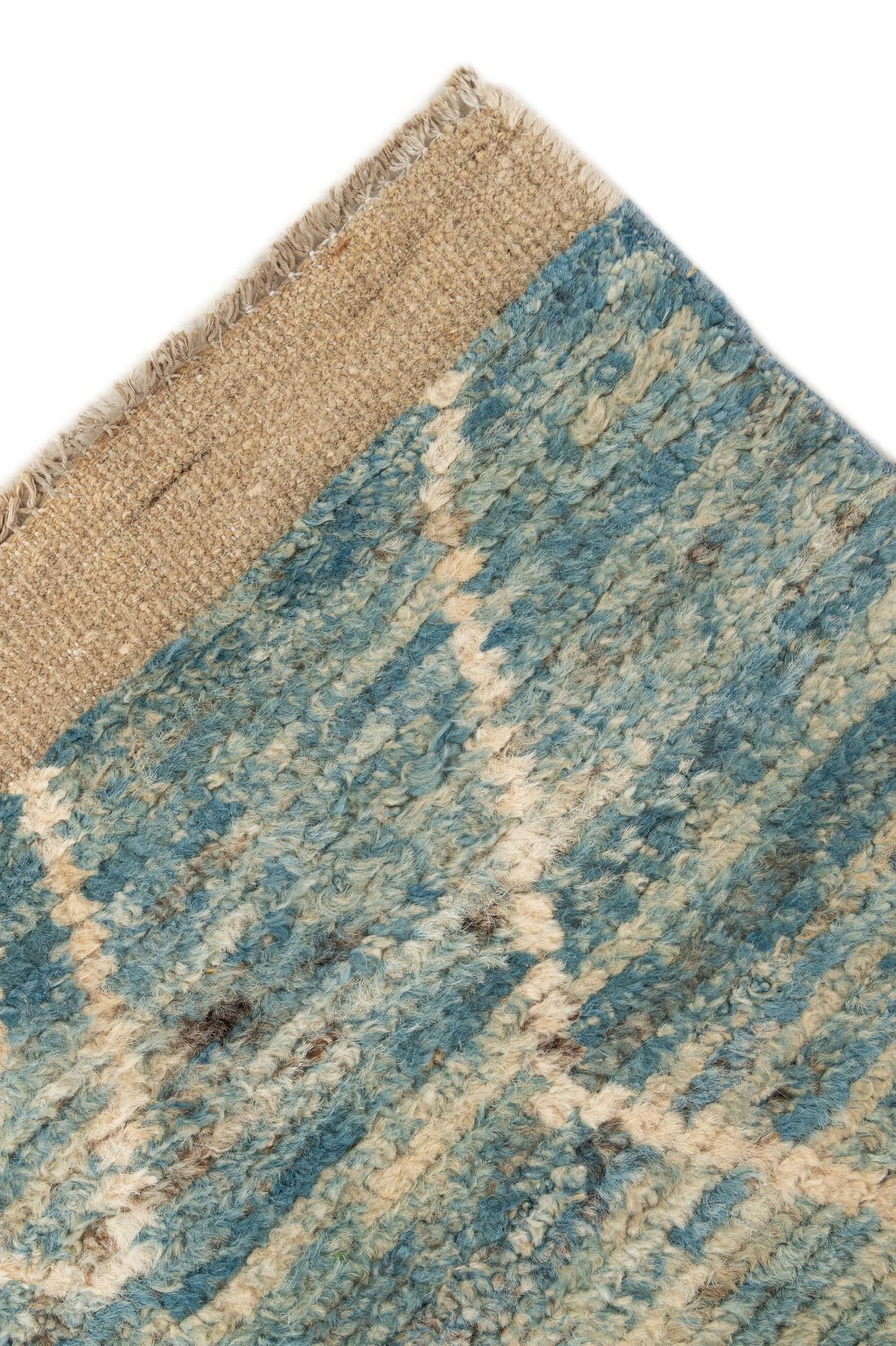 2' 10 x 16' 4 Hand Knotted Moroccan Wool Runner Rug