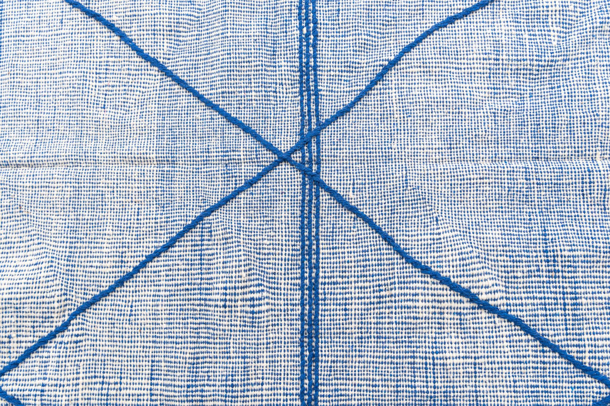 5' 2 x 9' 7 Hand Knotted Moroccan Wool Runner Rug
