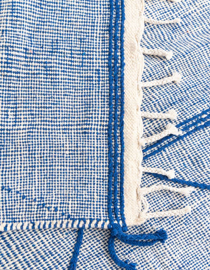 Detail image of 5' 2 x 9' 7  Hand Knotted Moroccan Wool Runner Rug