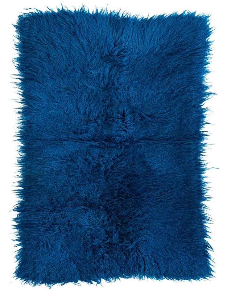 Detail image of 2' 3 x 4' 6 Hand Knotted Moroccan Wool Runner Rug