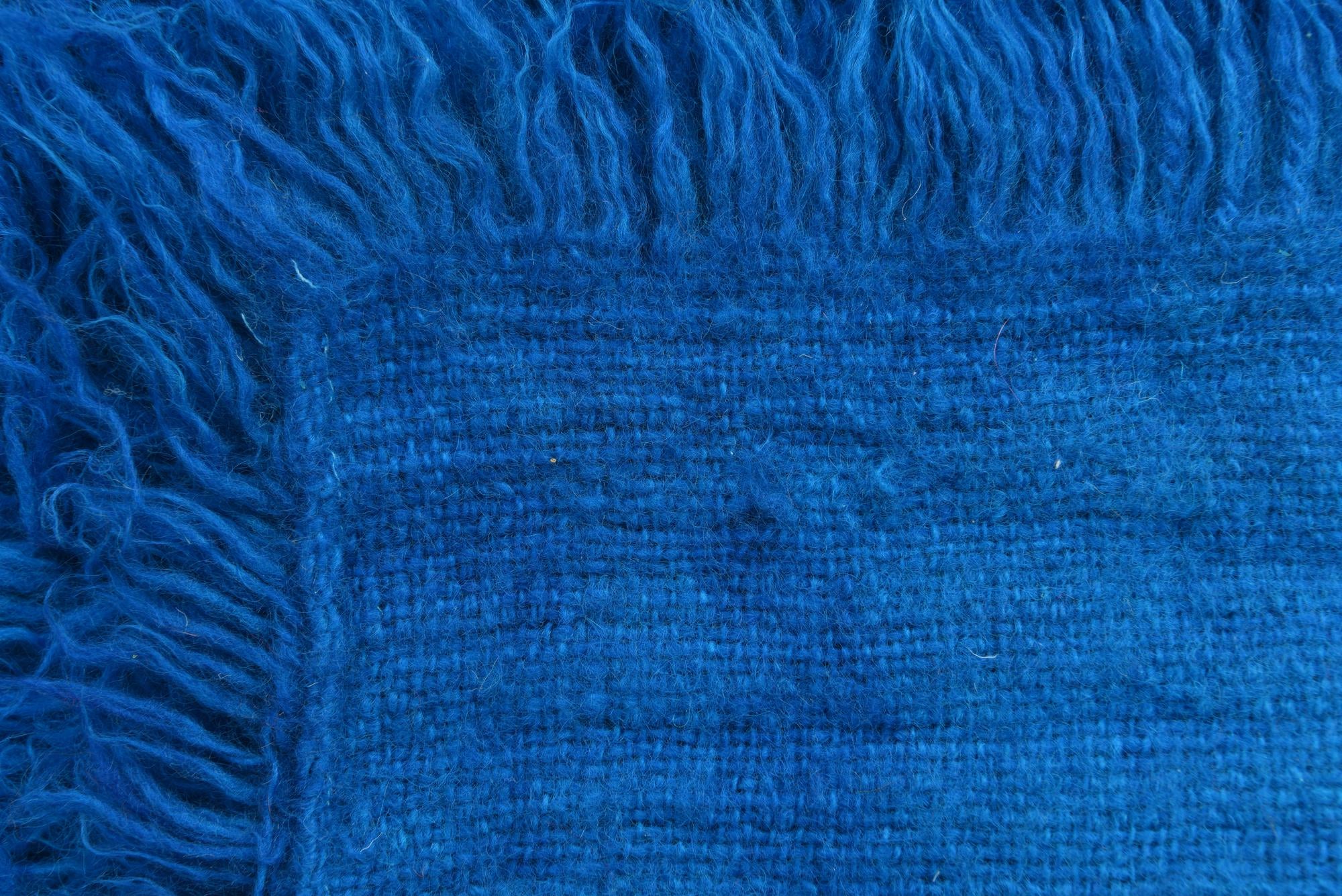 2' 1 x 4' 8 Hand Knotted Moroccan Wool Runner Rug