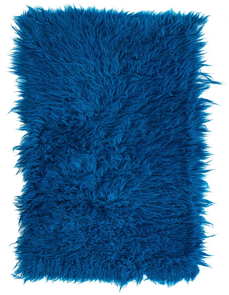 Detail image of 2' 1 x 4' 8 Hand Knotted Moroccan Wool Runner Rug