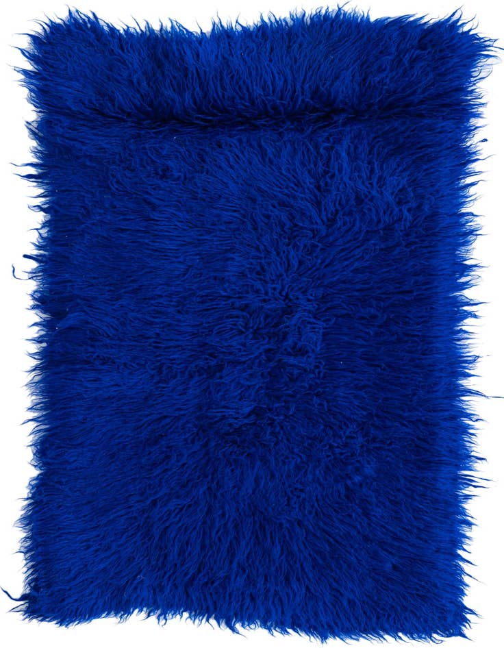 Detail image of 2' 1 x 4' 8 Hand Knotted Moroccan Wool Runner Rug