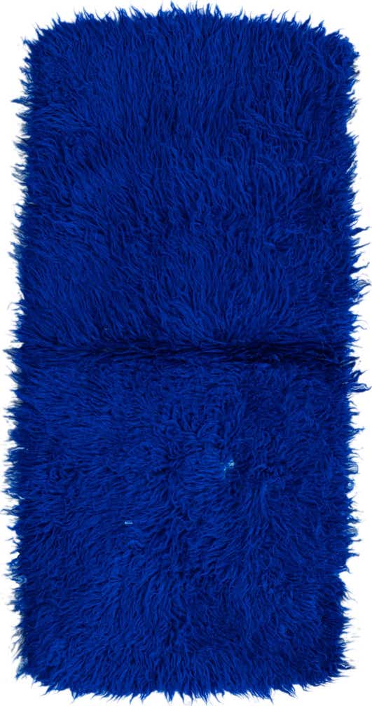 2' x 4' Hand Knotted Moroccan Wool Runner Rug