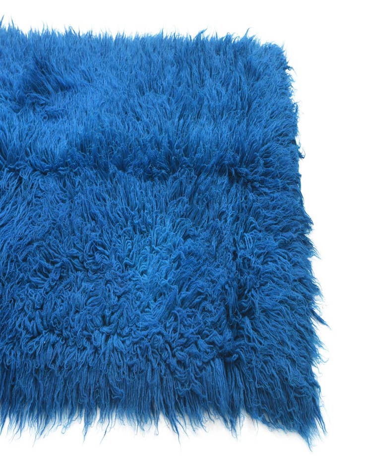 Detail image of 2' 5 x 5'  Hand Knotted Moroccan Wool Runner Rug