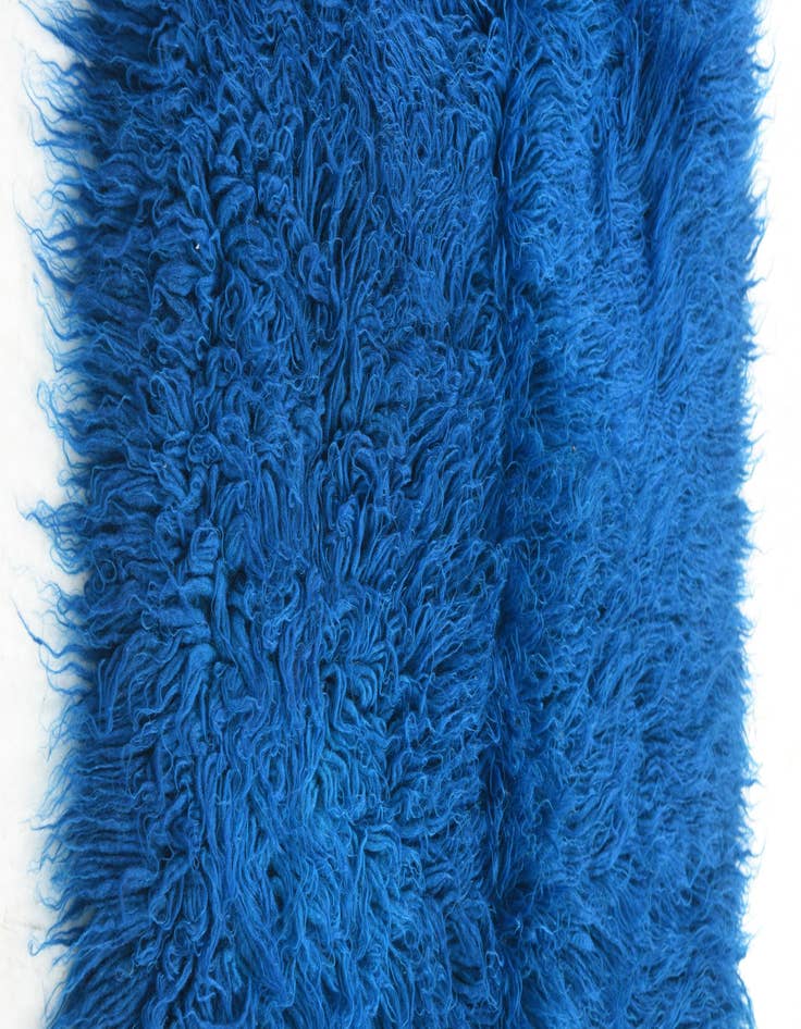 Detail image of 2' 5 x 5'  Hand Knotted Moroccan Wool Runner Rug