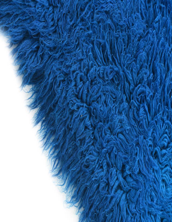 Detail image of 2' 5 x 5'  Hand Knotted Moroccan Wool Runner Rug