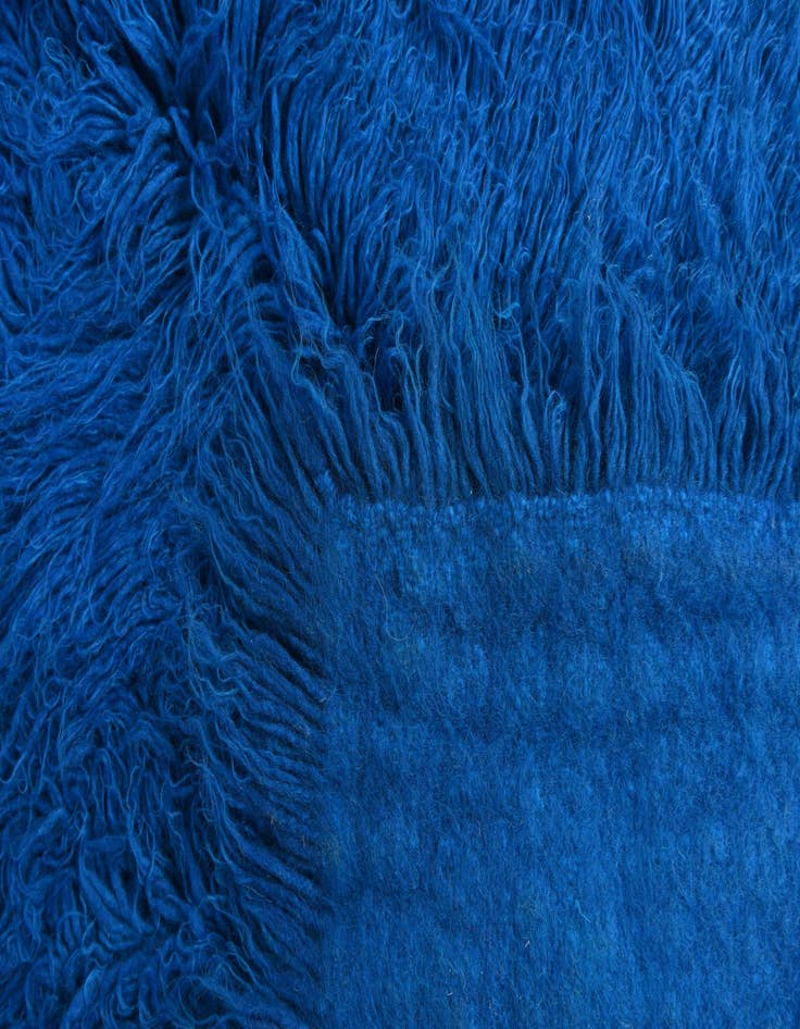 Detail image of 2' 5 x 5'  Hand Knotted Moroccan Wool Runner Rug