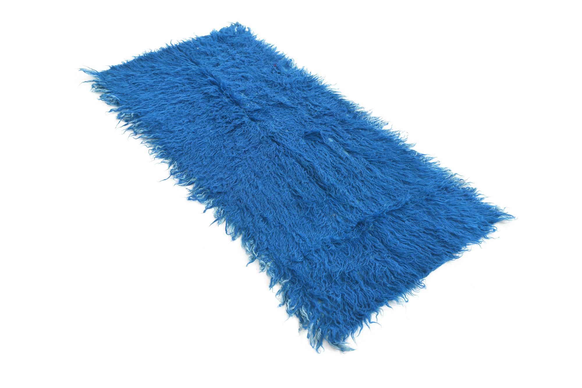2' 1 x 4' 6 Hand Knotted Moroccan Wool Runner Rug