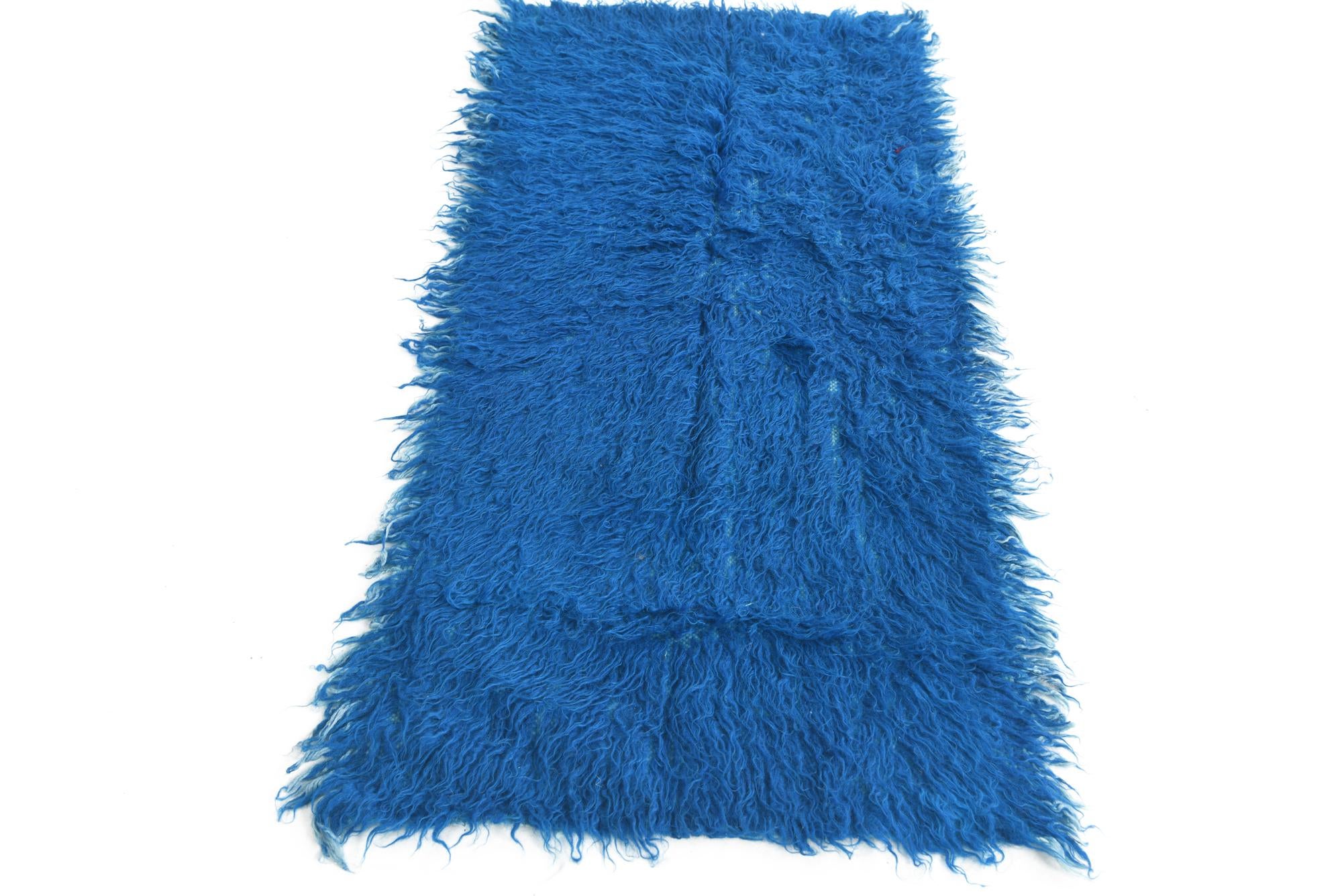 2' 1 x 4' 6 Hand Knotted Moroccan Wool Runner Rug