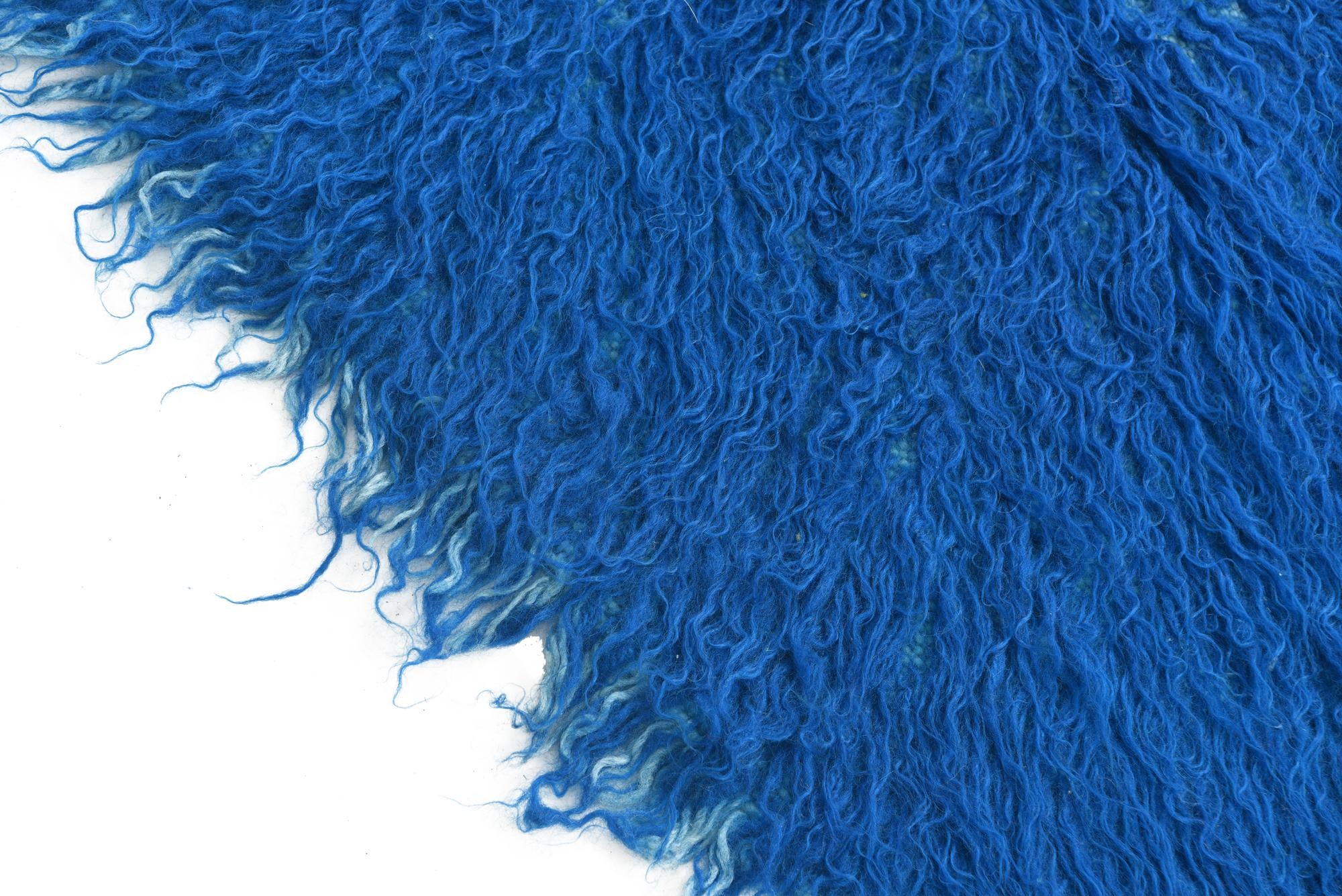 2' 1 x 4' 6 Hand Knotted Moroccan Wool Runner Rug