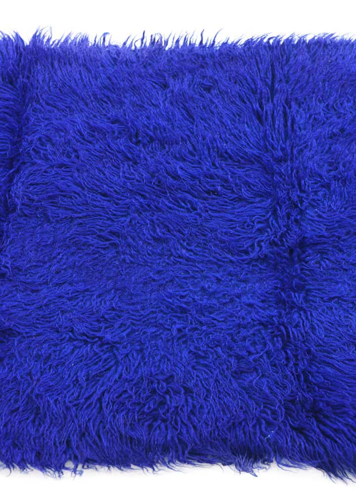 2' 4 x 4' 7 Hand Knotted Moroccan Wool Runner Rug