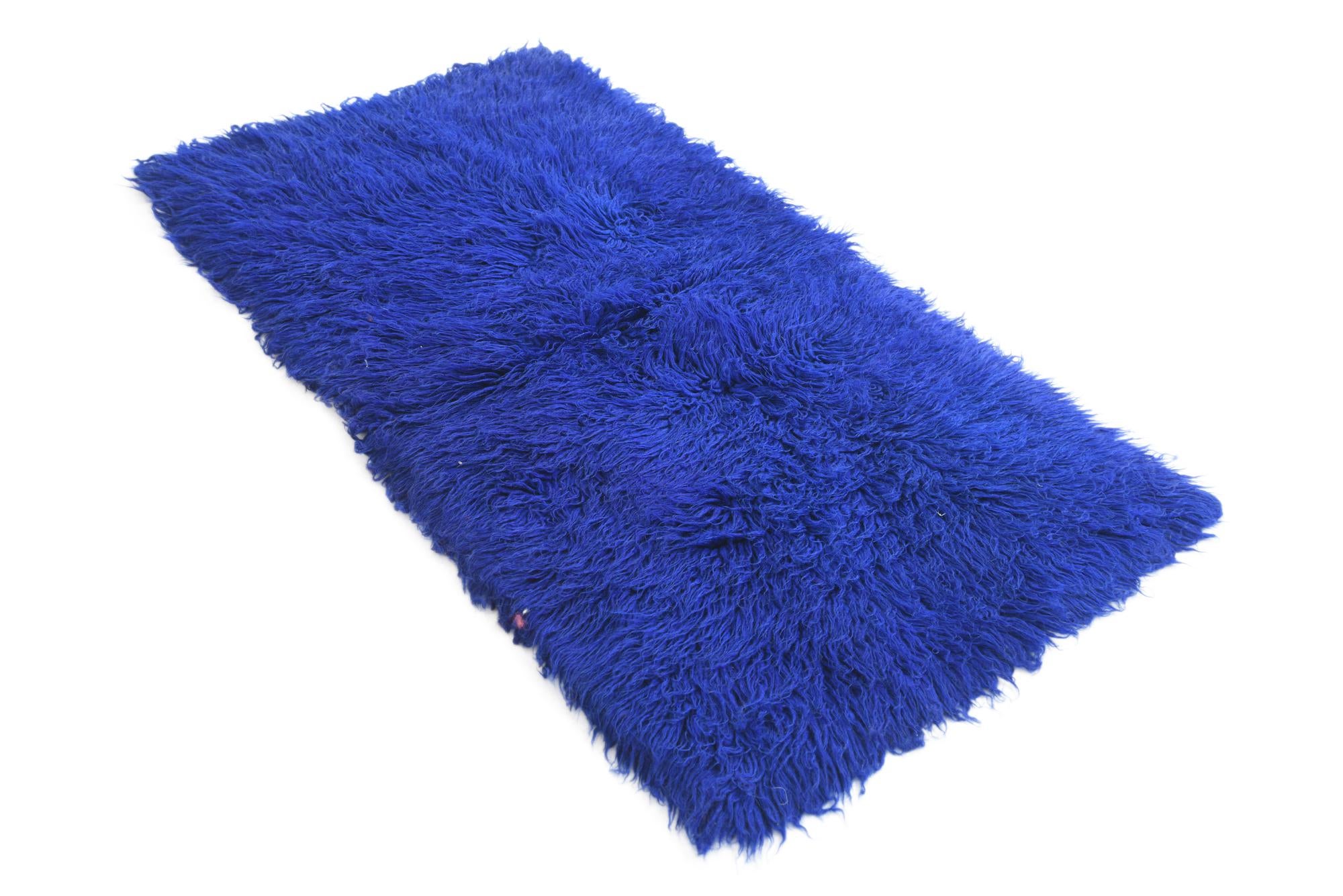 2' 5 x 4' 7 Hand Knotted Moroccan Wool Runner Rug