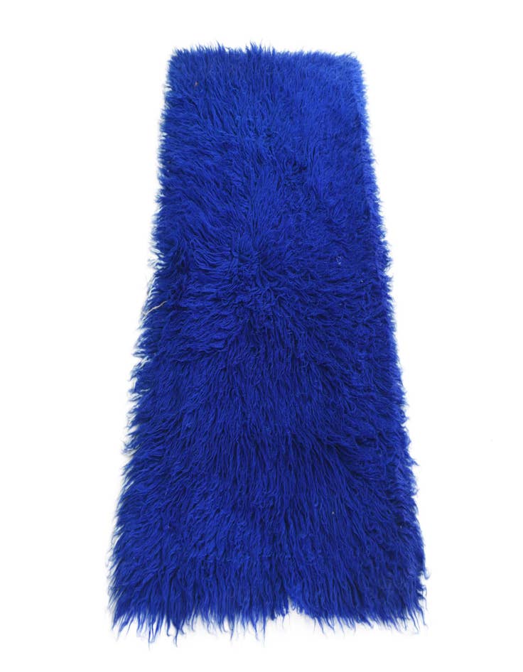 Detail image of 2' 2 x 4'  Hand Knotted Moroccan Wool Runner Rug