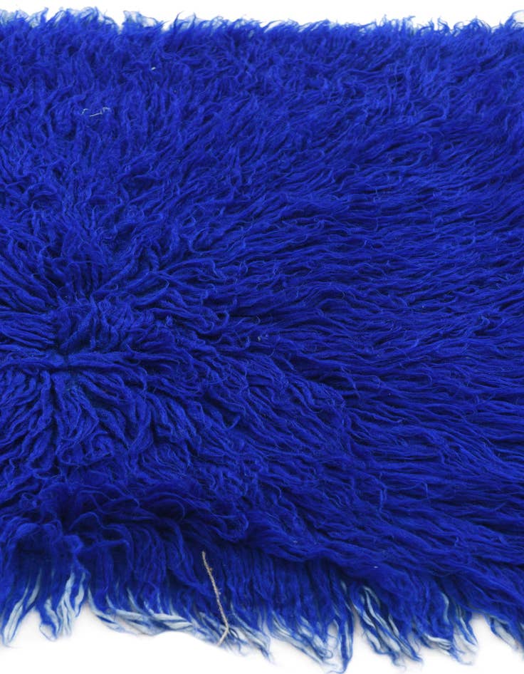 Detail image of 2' 2 x 4'  Hand Knotted Moroccan Wool Runner Rug