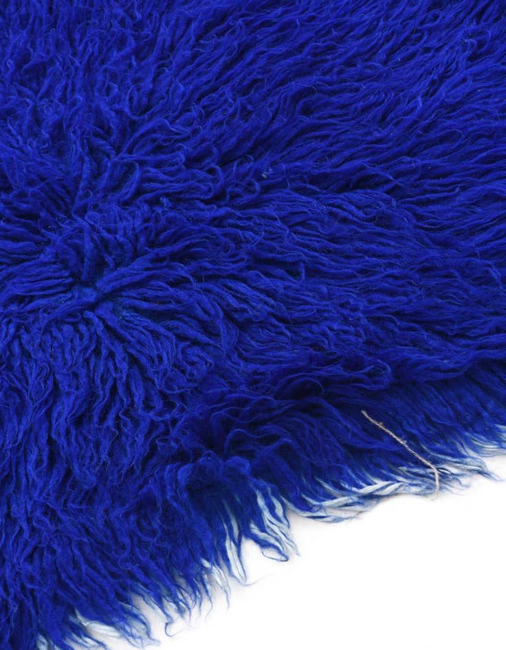 Detail image of 2' 2 x 4'  Hand Knotted Moroccan Wool Runner Rug