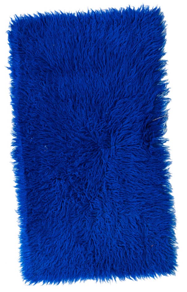Detail image of 2' 2 x 4' Hand Knotted Moroccan Wool Runner Rug