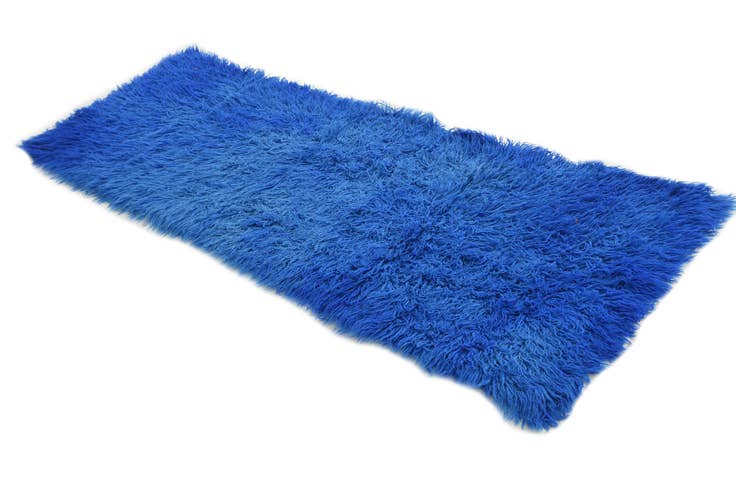 Detail image of 2' 5 x 7' Hand Knotted Moroccan Wool Runner Rug