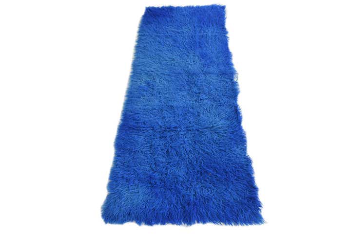 2' 5 x 7' Hand Knotted Moroccan Wool Runner Rug